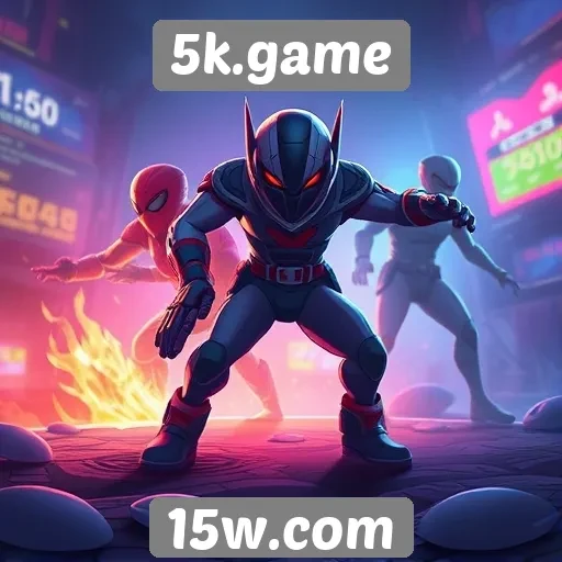 Comparativo entre jogos disponíveis no 5k.game e concorrentes